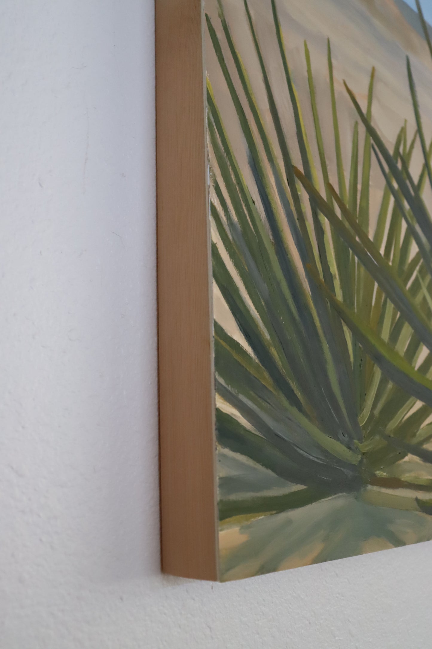 Yucca in the Desert Originial Oil Painting