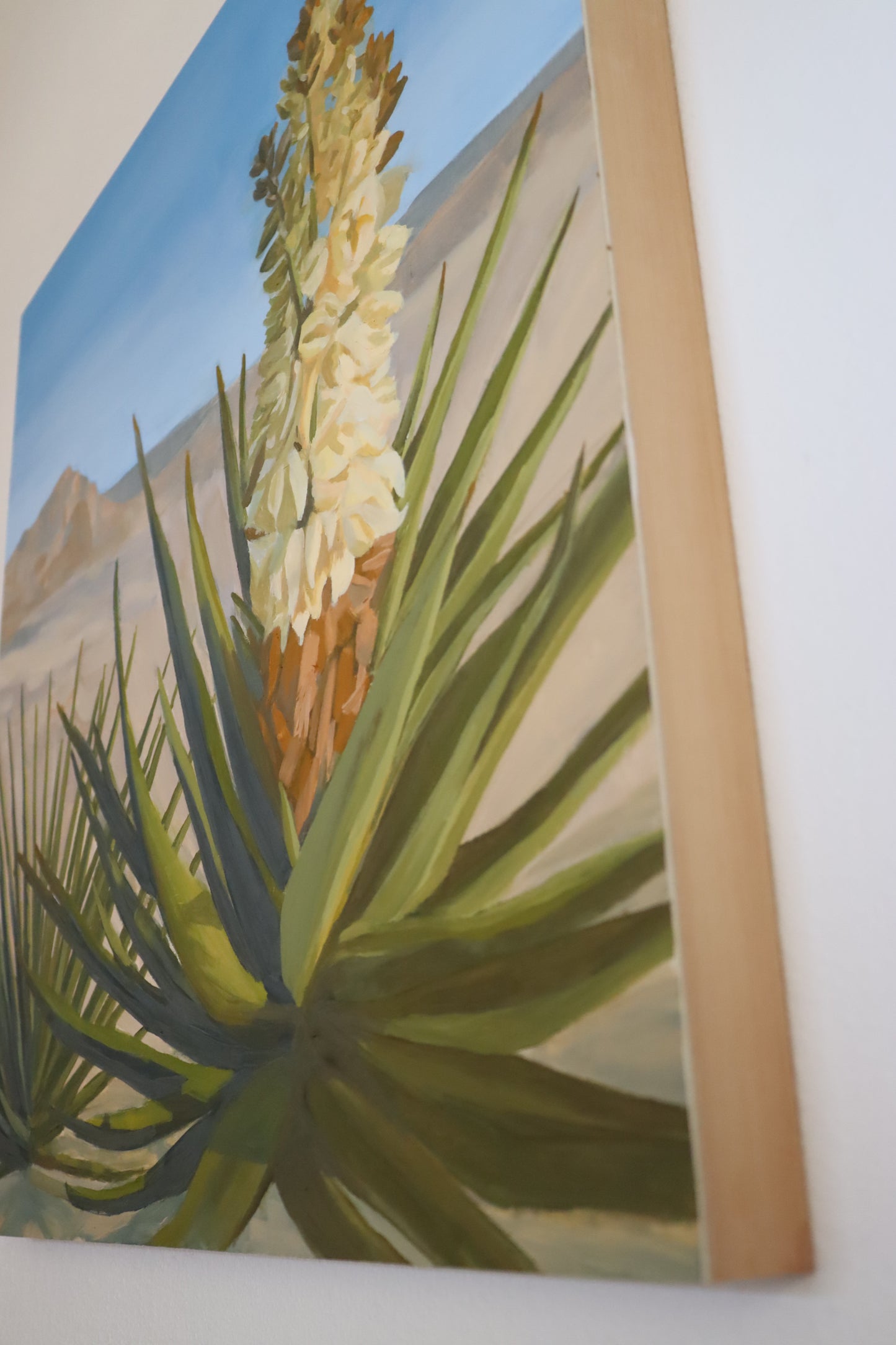 Yucca in the Desert Originial Oil Painting