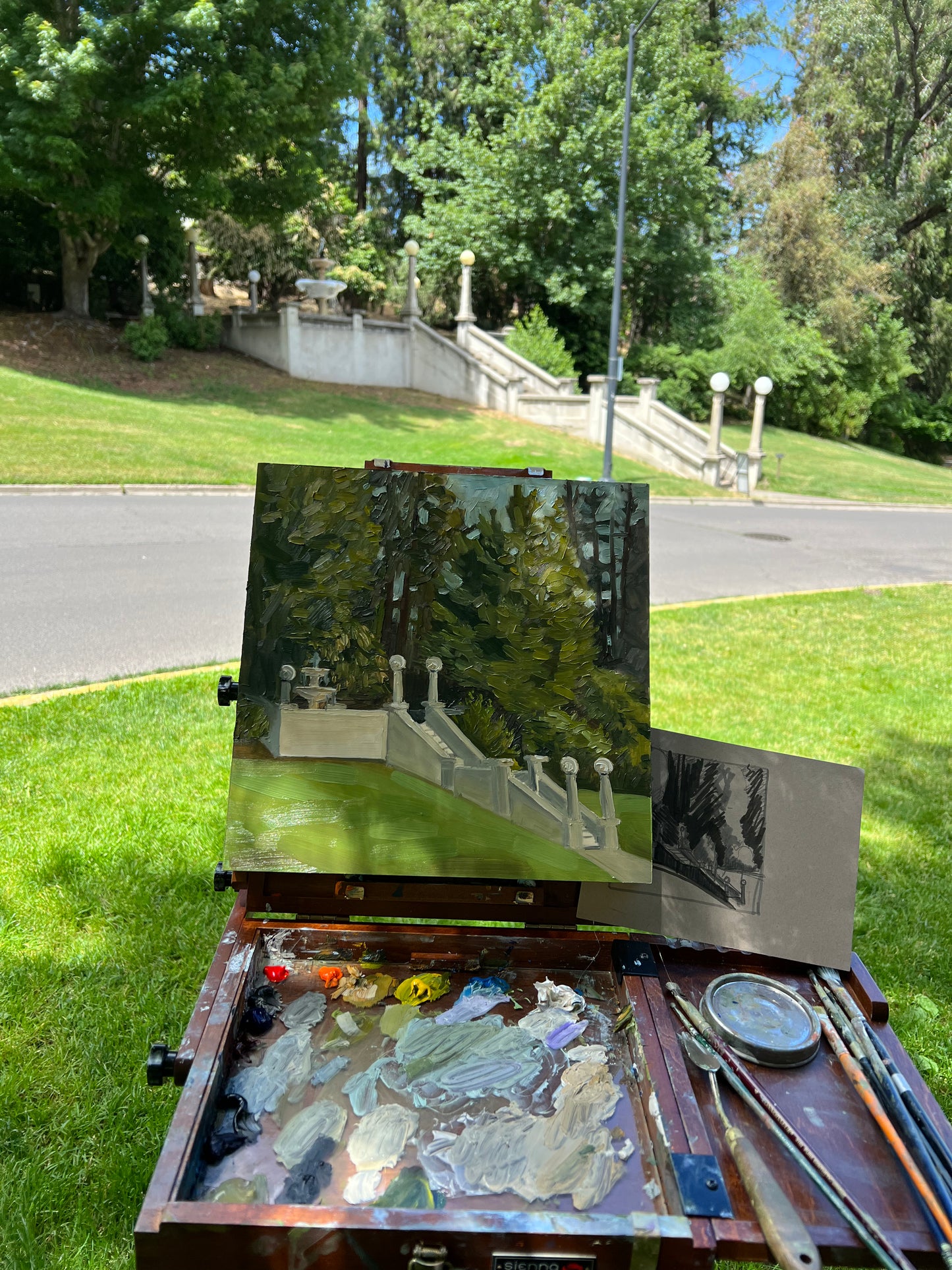 Butler-Perozzi Fountain in Lithia Park