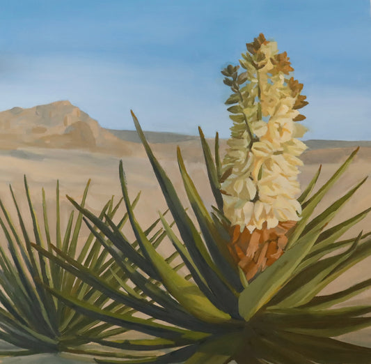 Yucca in the Desert Originial Oil Painting