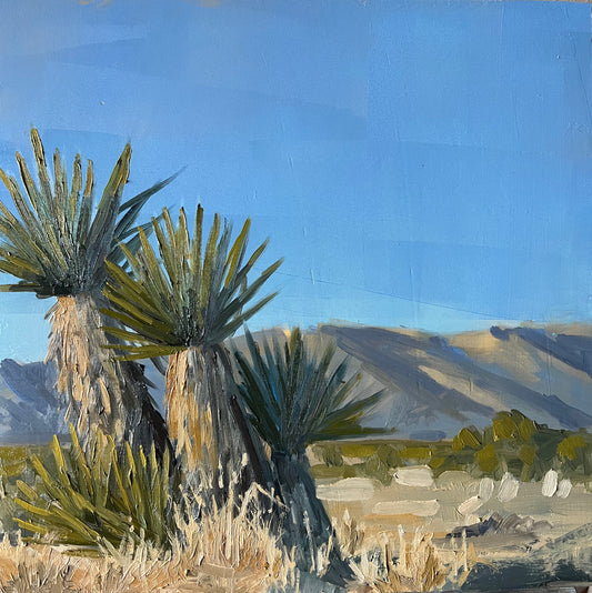 Yucca Family Original Oil Painting